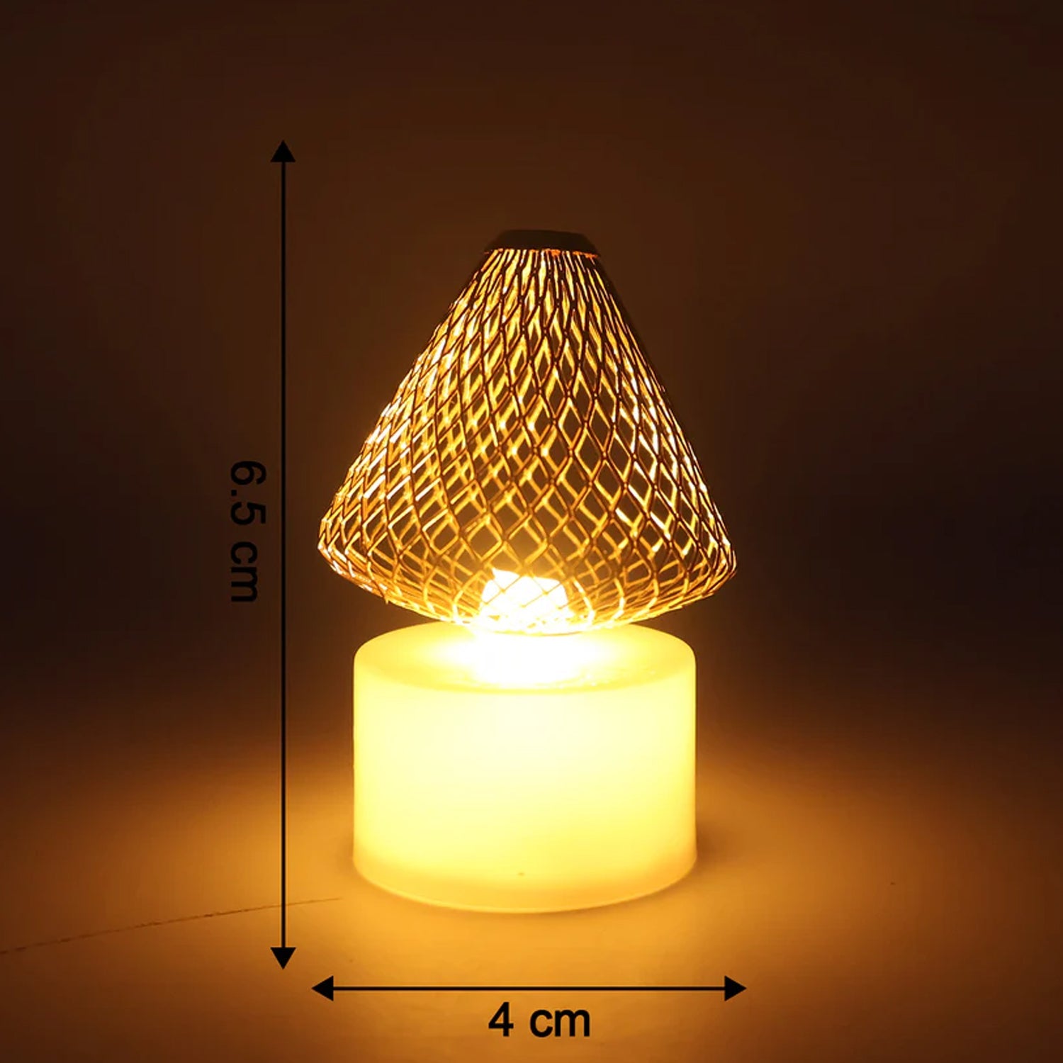 Premium LED Flameless Candle Lights (4 Pc / Set)