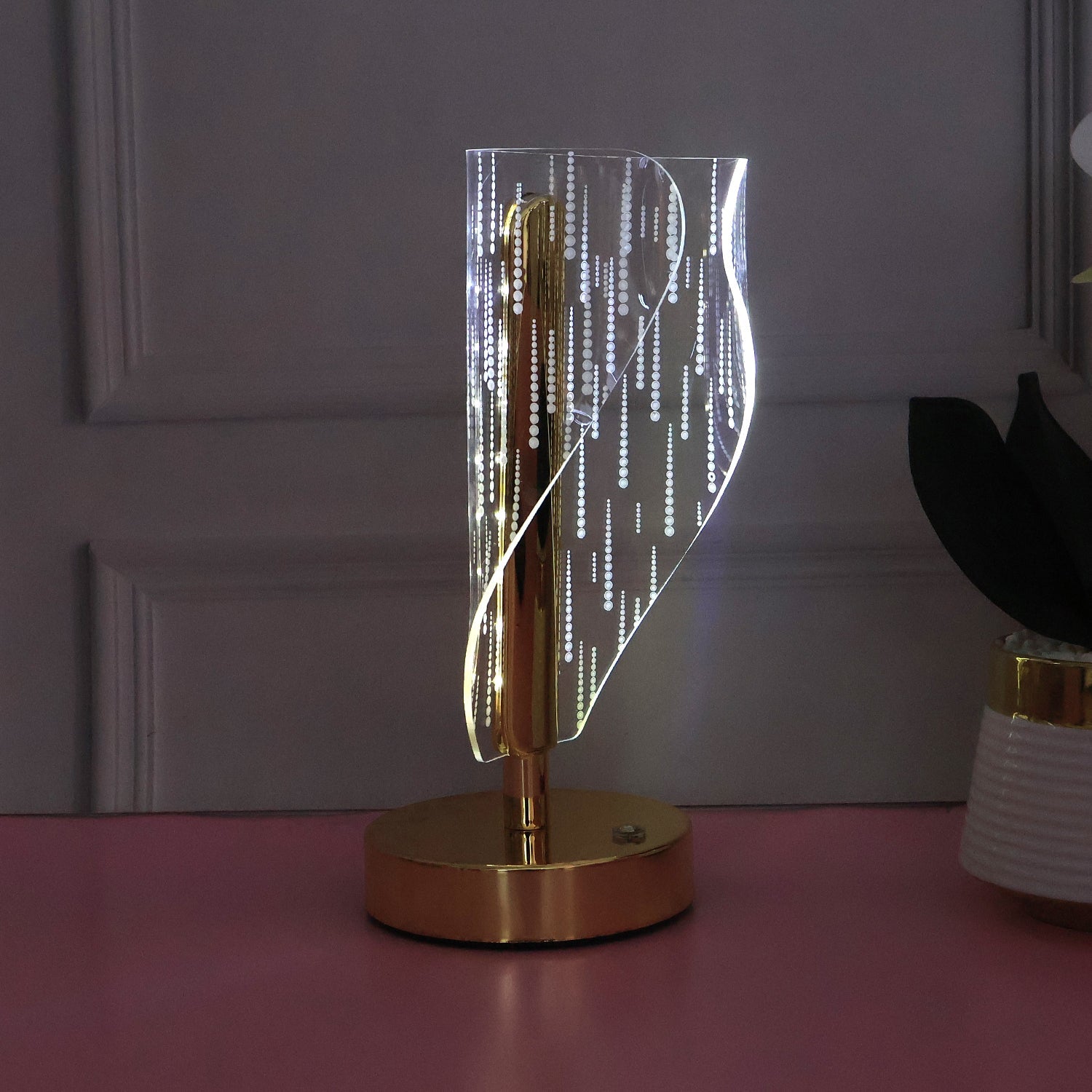 Modern Crystal LED Table Lamp (1 Pc)