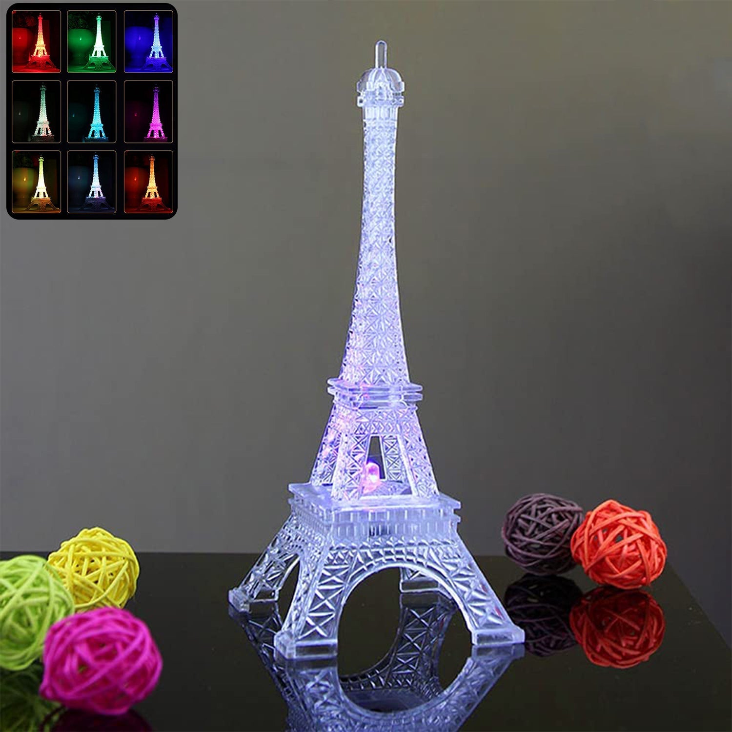 Eiffel Tower LED Decorative Showpiece (1 Pc)