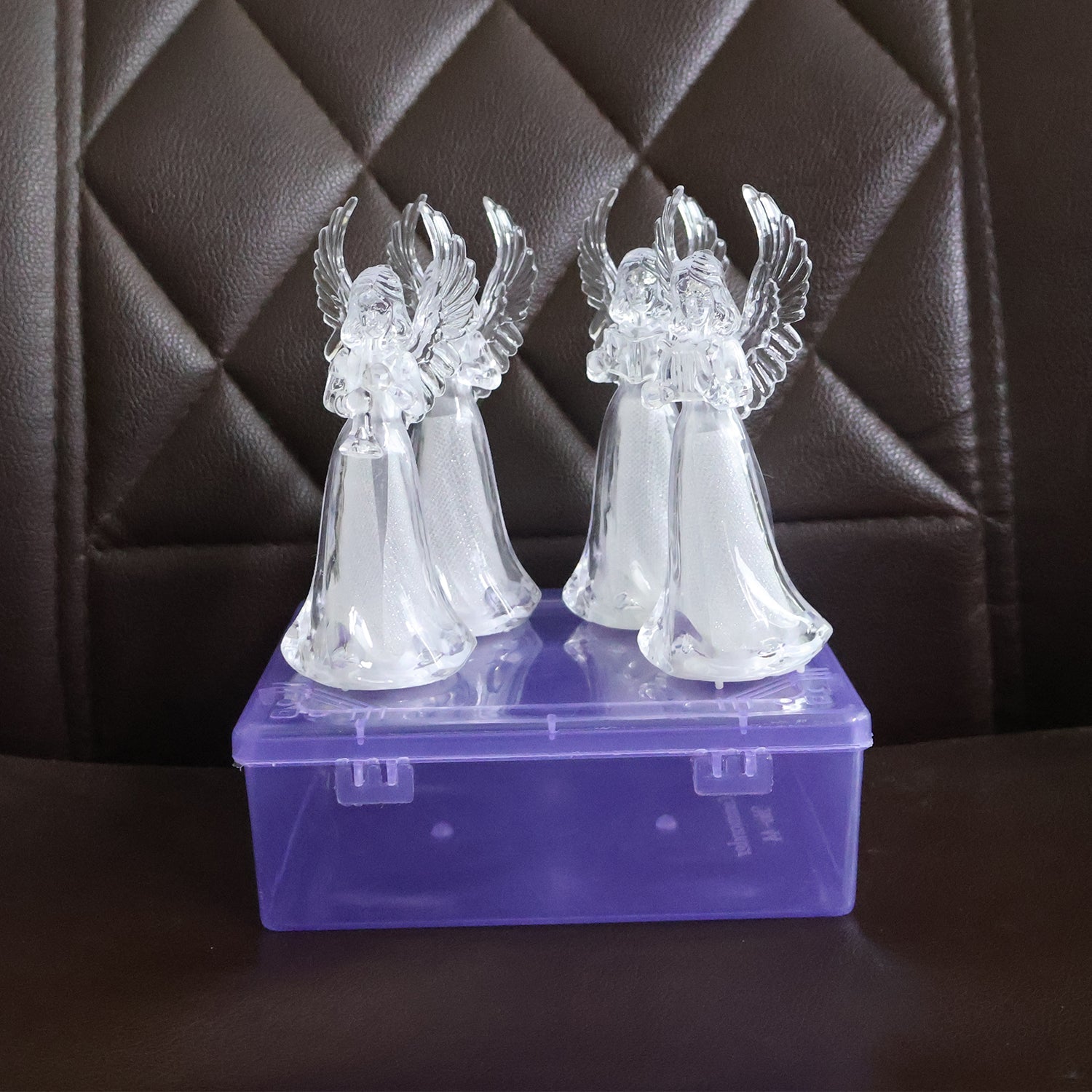 Battery Operated LED Angel Decorative Lights (4 Pc / Set)