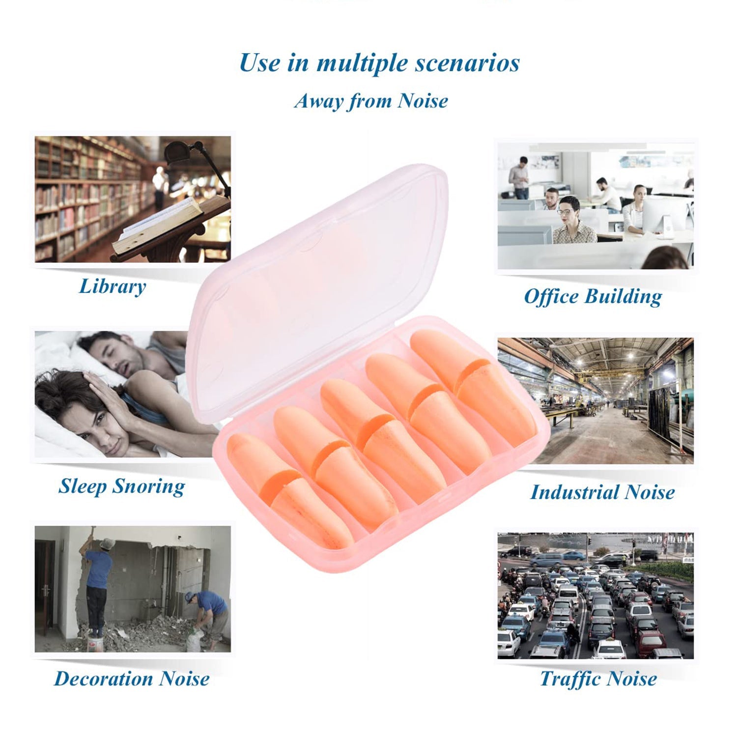 Reusable Foam Ear Plugs
