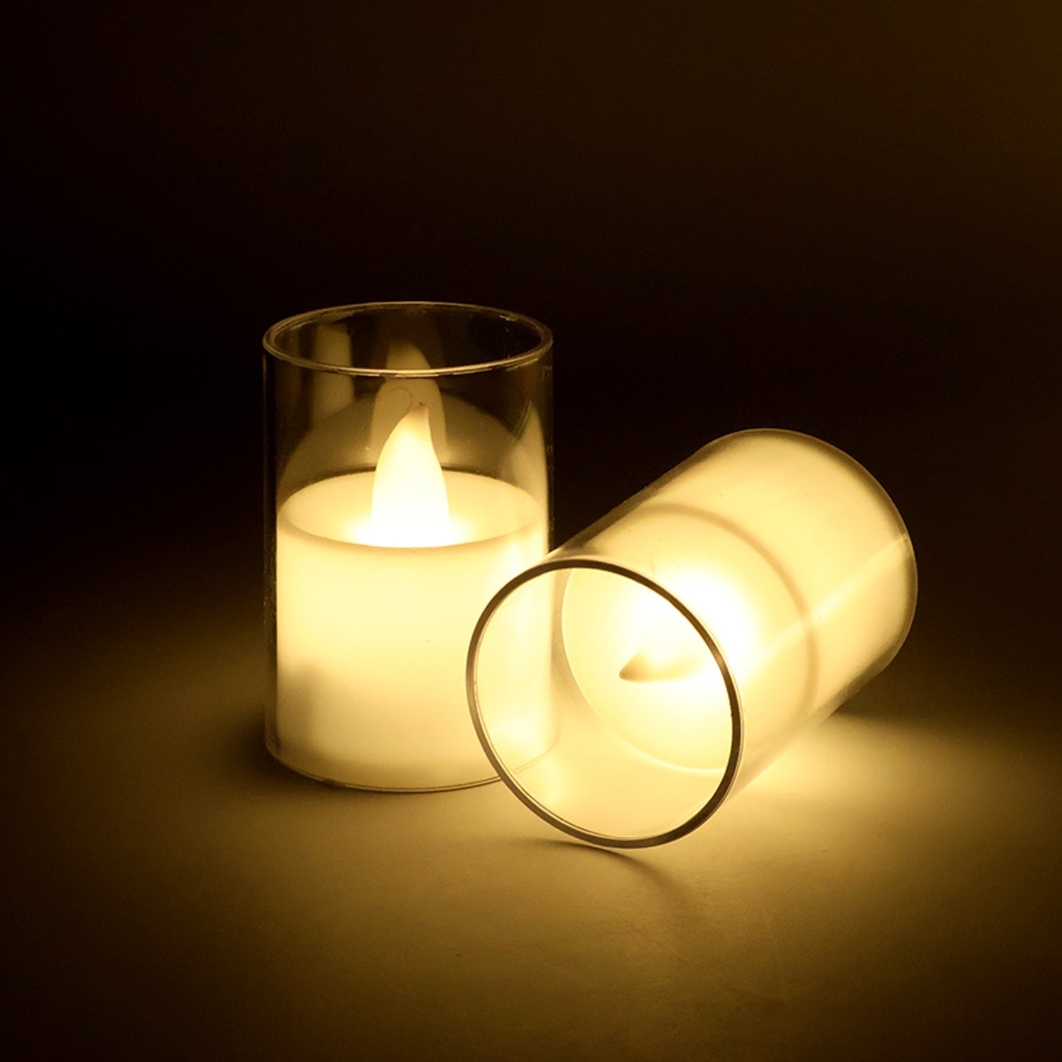 Smokeless LED Tealight Candles (24 Pc)