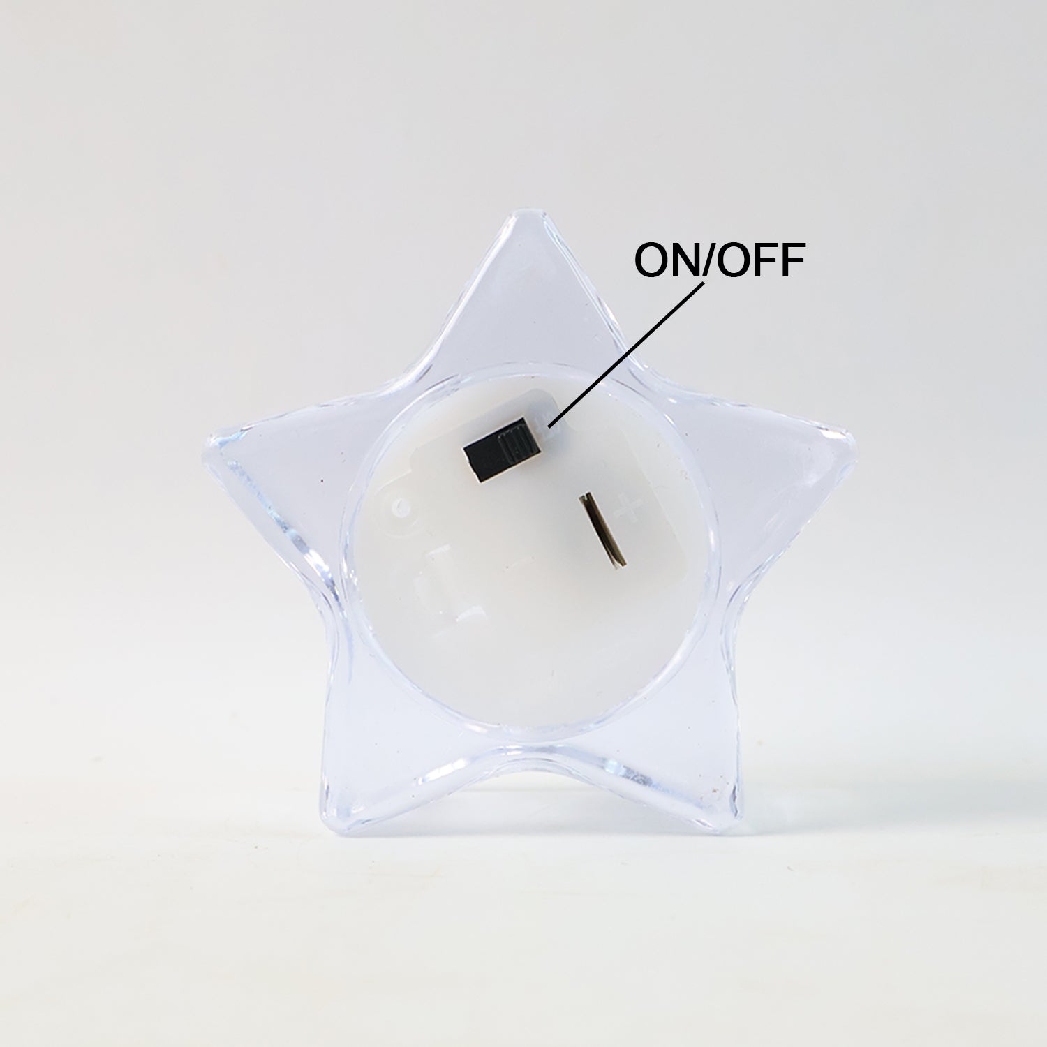 Flameless Star-Shaped LED Candles (4 Pc / Set)