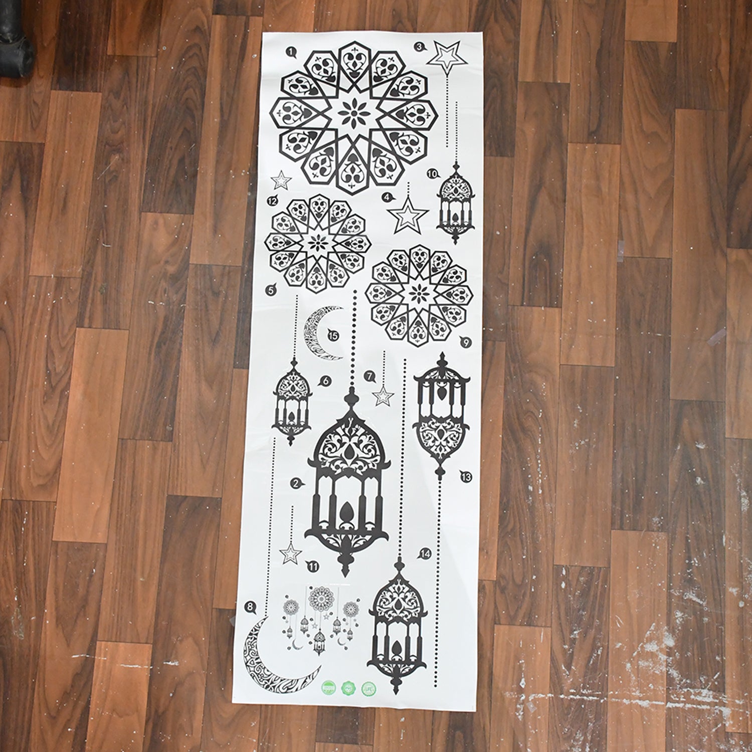 Decorative Wall Sticker 90x30 cm (1 Pc)